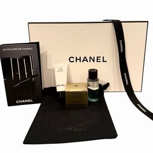 Chanel Gift Box and Makeup/Skincare Bundle